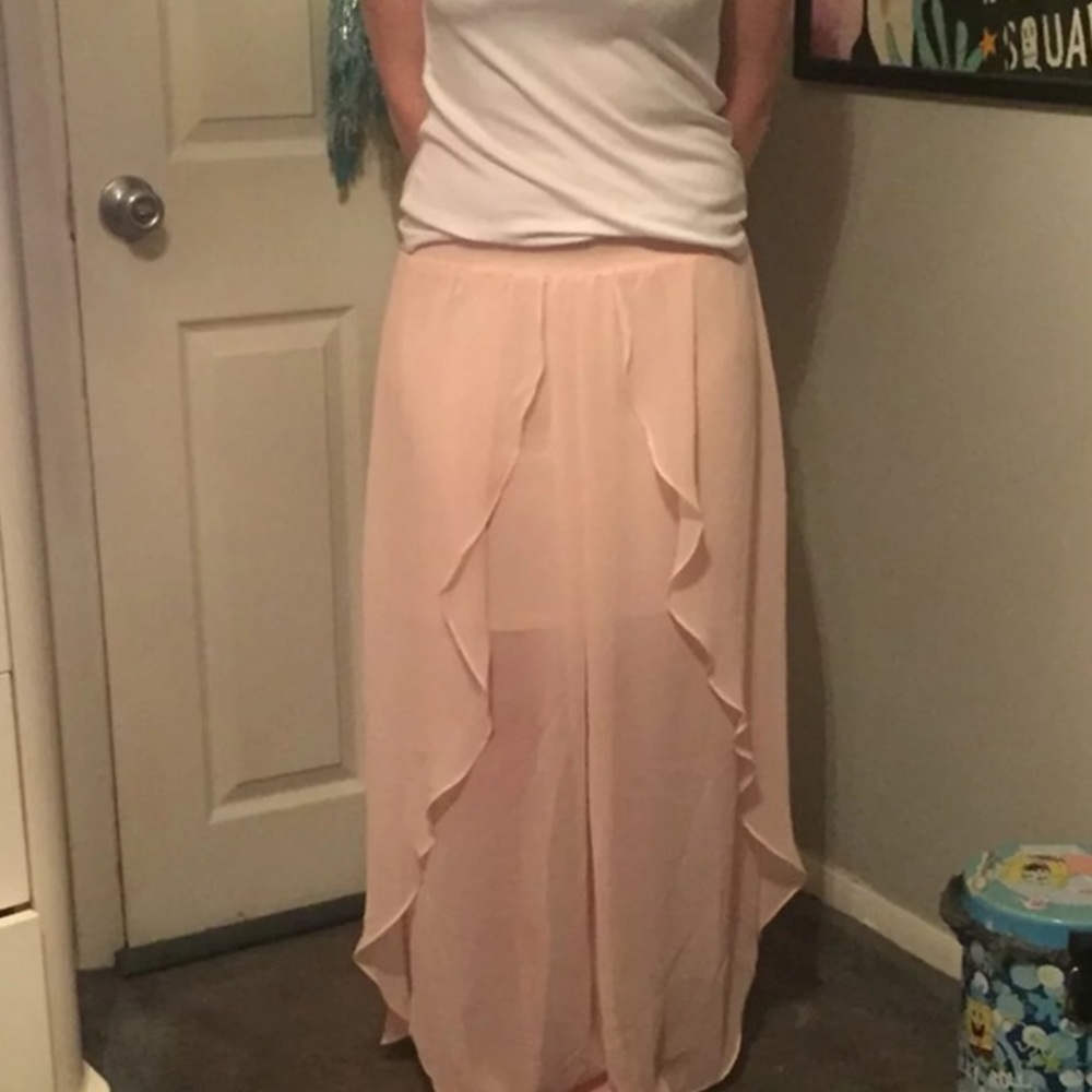 Pink skirt